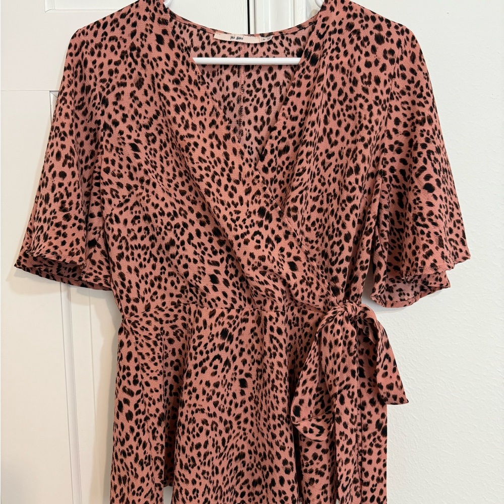 Miami Pink and Black Animal Print Blouse